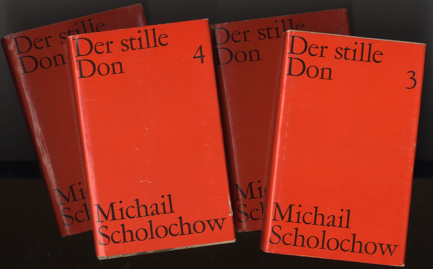 Scholochow, Michail:  Der Stille Don. Roman. 4 Bände. Gesammelte Werke in Einzelausgaben. 
