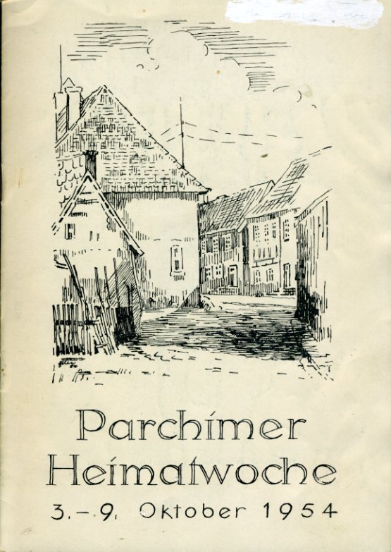   Parchimer Heimatwoche 3. - 9. Oktober 1954. 