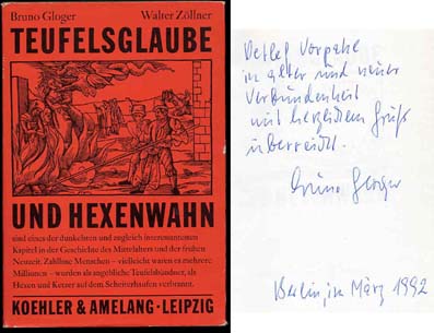 Gloger, Bruno und Walter Zöllner:  Teufelsglaube und Hexenwahn. 
