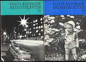  Vogtländische Heimatblätter. Jg. 9, 1989 in 6 Heften 