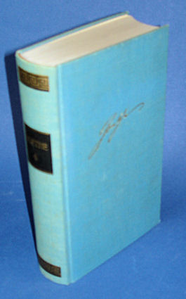 Goethe, Johann Wolfgang von und Reinhard (Hrsg.) Buchwald:  Goethes Werke (nur) Bd. 4. Weimar und Italien. Standard Klassiker Ausgabe in 10 Bänden. 