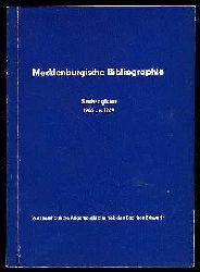 Baarck, Gerhard:  Mecklenburgische Bibliographie. Sachregister fr die Berichtsjahre 1965 bis 1969 Regionalbibliographie der Bezirke Rostock, Schwerin und Neubrandenburg. 