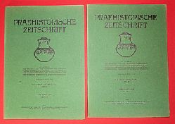 Unverzagt, Wilhelm (Hrsg.):  Praehistorische Zeitschrift. Bd. 24. 1933 in den Heften 1/2 und 3/4. 