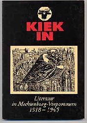   Zwischen Sparbuch und Kriegsbuch. Literatur in Mecklenburg-Vorpommern 1918 - 1945. Kiek In. Mecklenburgische Beitrge zum Literaturerbe. 