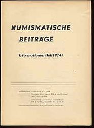   Beschlu zur Herausgabe von Medaillien und Plaketten durch den Kulturbund der DDR vom Mrz 1974. Medaillienordnung. Numismatische Beitrge Juli 1974. 