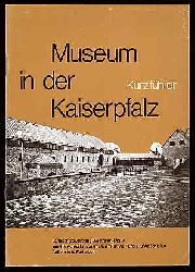Balzer, Manfred:  Die karolingische und die ottonisch-salische Knigspfalz in Paderborn. Ein Kurzfhrer durch das Museum in der Kaiserpfalz. 