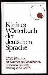 Herfurth, Michael, Pia Fritzsche und Dieter Baer:  Kleines Wrterbuch der deutschen Sprache. 