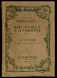   Sammlung Dr. Arthur Mayer. Bibliotheca Viennensis 6. Almanache. Nachtrge zu allen Abteilungen. 