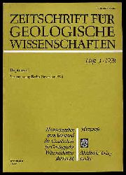  Rupturen 1. Vortragstagung Berlin November 1976. Zeitschrift fr geologische Wissenschaften. Jg. 6 (nur) H. 3. 