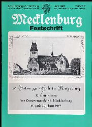   Mecklenburg. Heimatzeitschrift fr Landsleute und Freunde Mecklenburgs. 