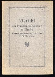   Bericht der Handwerkskammer zu Aurich ber die Ttigkeit vom 1. April 1920 bis zum 31. Mrz 1924. 