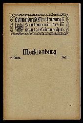   Mecklenburg. Zeitschrift des Heimatbundes Mecklenburg. 9. Jg. (nur) Heft 1. 