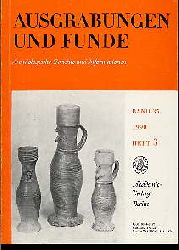   Ausgrabungen und Funde. Archologische Berichte und Informationen. Bd. 35 (nur) Heft 3. (Mecklenburg-Heft) 