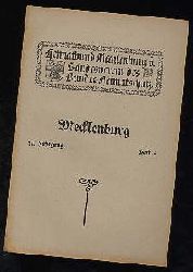   Mecklenburg. Zeitschrift des Heimatbundes Mecklenburg. 21. Jg. (nur) Heft 4. 