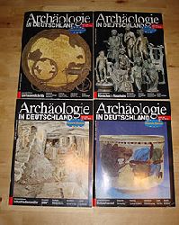   Archologie in Deutschland Jahrgang 2000 in 4 Heften. 