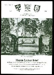   Hagen-Lycker Brief 49 mit Programm zum Jahrestreffen 1991. 