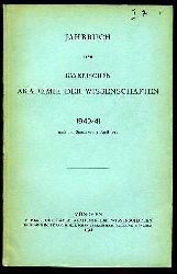   Jahrbuch der Bayerischen Akademie der Wissenschaften 1940/41. 
