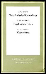 Borst, Otto (Hrsg.):  Schwbische Gesellschaft. Schriftenreihe 9-11. 