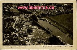   Ansichtskarte. Boizenburg a. d. Elbe. Hafen. Fliegeraufnahme aus 500 m Hhe 1943. 