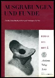   Ausgrabungen und Funde. Nachrichtenblatt fr Ur- und Frhgeschichte. Bd. 18 (nur) Heft 1. (Sachsen-Anhalt Heft) 