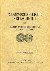   Wissenschaftliche Zeitschrift der Martin-Luther-Universitt Halle-Wittenberg. Jahrgang IV, 1954/55. Gesellschafts- und Sprachwissenschaftliche Reihe, Heft 5. 