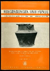   Ausgrabungen und Funde. Nachrichtenblatt fr Vor- und Frhgeschichte. Bd. 4 (nur) Heft 6. (Thringen-Heft) (Brandenburg-Heft) 