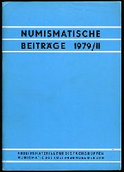  Numismatische Beitrge Jg. 1979 (nur) Heft 2. Arbeitsmaterial fr die Fachgruppen Numismatik des Kulturbundes der DDR 23. 