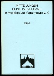   Mitteilungen des Museumsverbandes in Mecklenburg-Vorpommern 3. 1994. 
