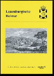   Lauenburgische Heimat. Zeitschrift des Heimatbund und Geschichtsvereins Herzogtum Lauenburg. Neue Folge. Heft 178. 