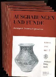   Ausgrabungen und Funde. Archologische Berichte und Informationen. Bd. 31. 
