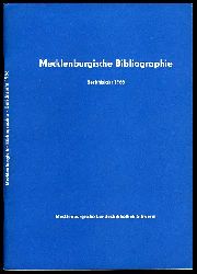Baarck, Gerhard:  Mecklenburgische Bibliographie. Berichtsjahr 1965. Regionalbibliographie der Bezirke Rostock, Schwerin und Neubrandenburg. 