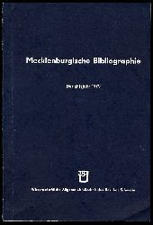 Baarck, Gerhard:  Mecklenburgische Bibliographie. Berichtsjahr 1979. Nachtrge aus den Jahren 1965 bis 1978. Regionalbibliographie der Bezirke Rostock, Schwerin und Neubrandenburg. 
