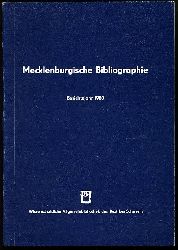 Grewolls, Grete:  Mecklenburgische Bibliographie. Berichtsjahr 1980. Nachtrge aus den Jahren 1945 bis 1979. Regionalbibliographie der Bezirke Rostock, Schwerin und Neubrandenburg. 