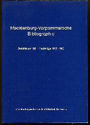 Grewolls, Grete:  Mecklenburg-Vorpommersche Bibliographie. Berichtsjahr 1991. Nachtrge 1945 bis 1990. 