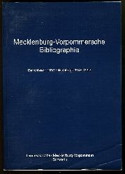 Grewolls, Grete:  Mecklenburg-Vorpommersche Bibliographie. Berichtsjahr 1993. Nachtrge 1945 - 1992. 