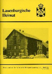   Lauenburgische Heimat. Zeitschrift des Heimatbund und Geschichtsvereins Herzogtum Lauenburg. Neue Folge. Heft 128. 