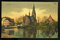   Ansichtskarte. Hagenow in Mecklenburg. Postamt (Poststrasse) 