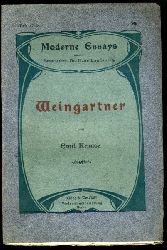 Krause, Emil:  Felix Weingartner als schaffender Knstler. Eine Studie. Moderne Essays 47/48. 