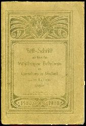 Kasten, Ernst:  Festschrift zur Feier des 350jhrigen Bestehens des Gymnasiums zu Stralsund am 20. April 1910 