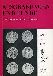   Ausgrabungen und Funde. Archologische Berichte und Informationen. Bd. 33 (nur) Heft 1. (Sachsen Heft) 