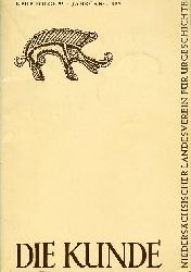 Teegen, Wolf-Rdiger::  Die Kunde. Zeitschrift fr Ur- und Frhgeschichte. Neue Folge 33. 1982. Gesamtinhaltsverzeichnis der Bnde 1, 1933 bis 12, 1944 und Neue Folge 1, 1950 bis 31/32, 1980/1981. 