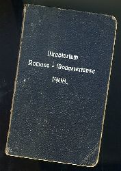   Directorium seu ordo divini officii juxta ritum Romanum ad usum Dioecesis Monasteriensis pro anno domini bissextili 1908. 