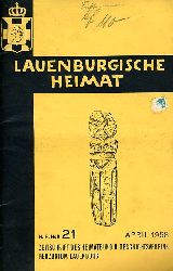   Lauenburgische Heimat. Zeitschrift des Heimatbund und Geschichtsvereins Herzogtum Lauenburg. Neue Folge. Heft 21. 