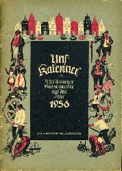   Uns` Kalenner. Hauskalender fr Mecklenburg auf das Jahr 1956. 