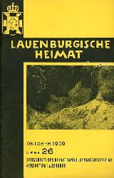   Lauenburgische Heimat. Zeitschrift des Heimatbund und Geschichtsvereins Herzogtum Lauenburg. Neue Folge. Heft 26. 