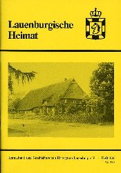   Lauenburgische Heimat. Zeitschrift des Heimatbund und Geschichtsvereins Herzogtum Lauenburg. Neue Folge. Heft 126. 