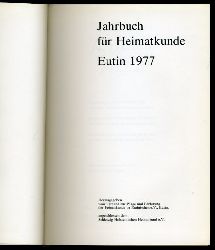   Jahrbuch für Heimatkunde Eutin 1977. 11. Jahrgang. 