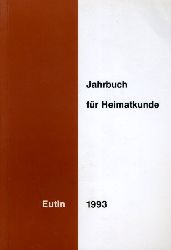  Jahrbuch fr Heimatkunde Eutin 1993. 27. Jahrgang. 