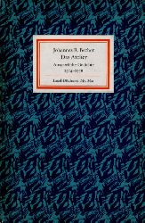 Becher, Johannes R.:  Das Atelier. Ausgewhlte Gedichte 1914-1958. Insel-Bcherei 862. 