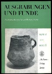   Ausgrabungen und Funde. Nachrichtenblatt fr Ur- und Frhgeschichte. Bd. 17 (nur) Heft 3. (Brandenburg-Heft) 